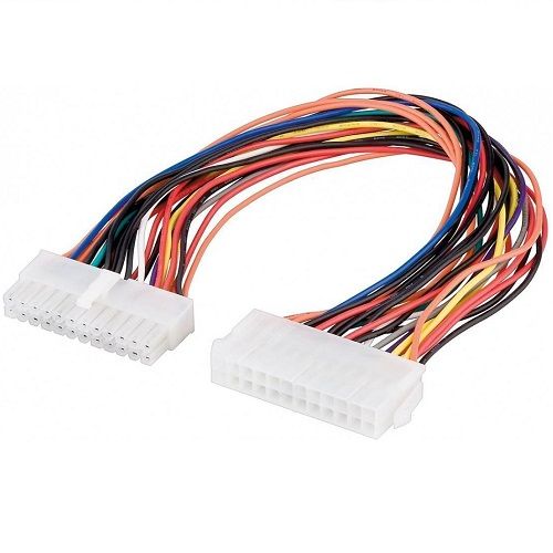 Cable de alimentacion interna ATX 24 pin hembra-macho 0.30 M Multicolor