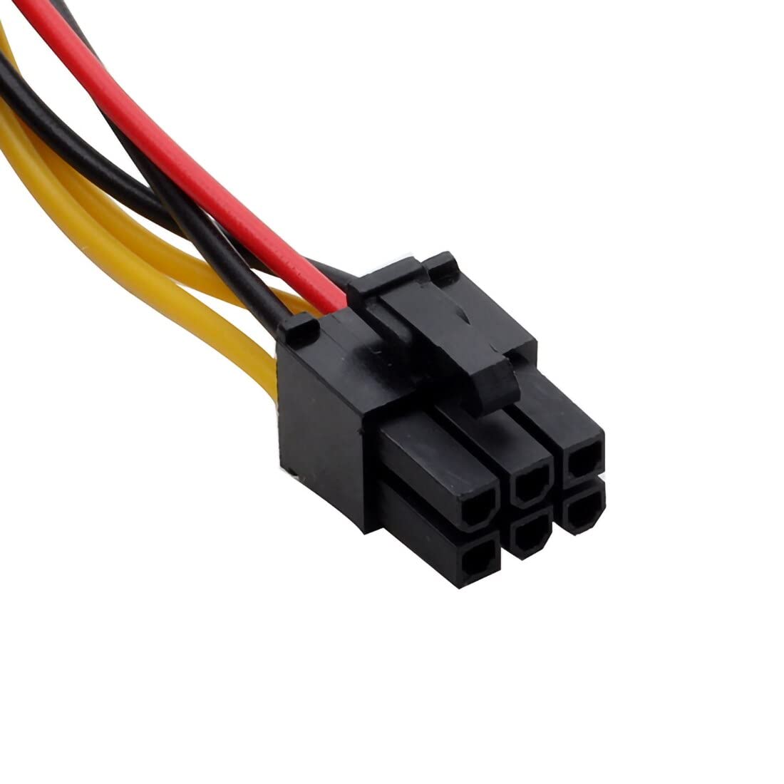 Cable de alimentacion para tarjeta grafica PCI-E 6 pin 0.15 M Multicolor