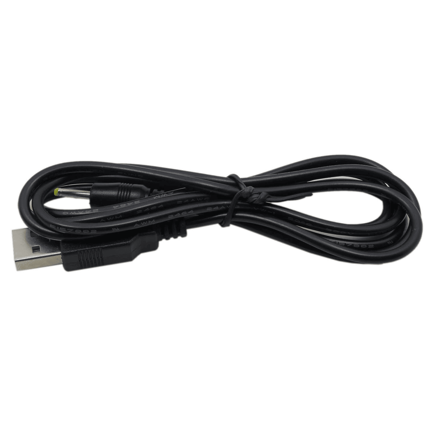 Cable de Alimentacion USB 2.0 a 2.5 mm DC 0.8 M Negro