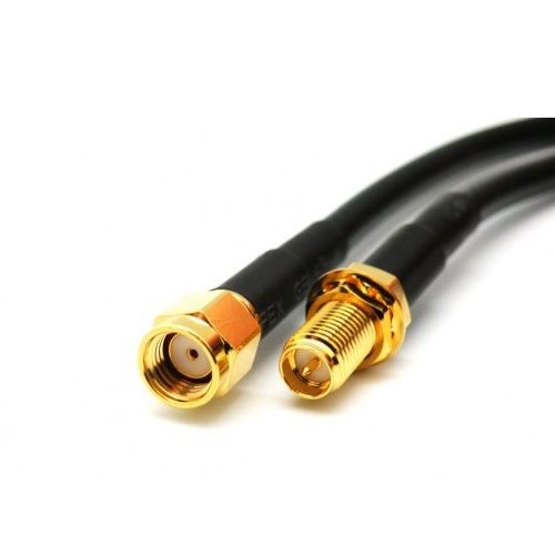 Cable de antena RP-SMA 50 Ohm 3 M Negro