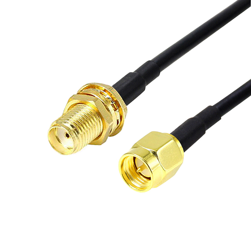 Cable de antena SMA 50 Ohm 1 M Negro