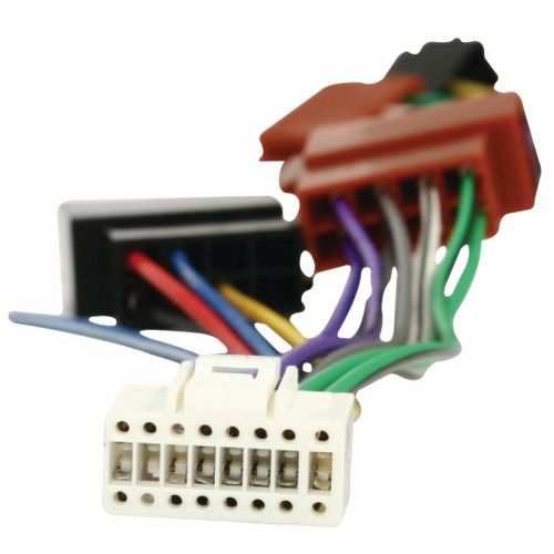 Cable de audio ISO compatible con Alpine 0.15 M Negro