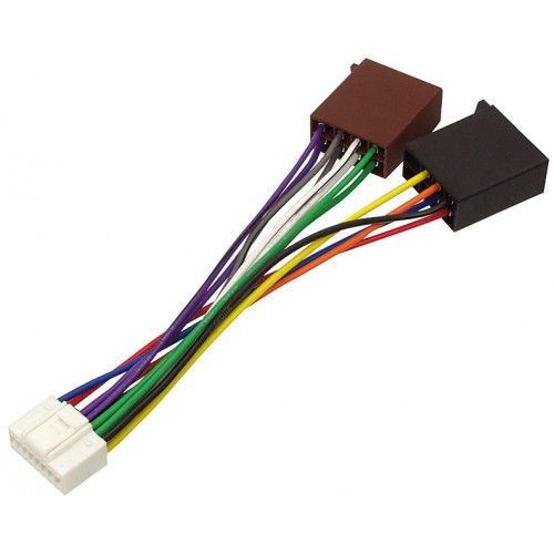 Cable de audio ISO compatible con Alpine 0.15 M Negro