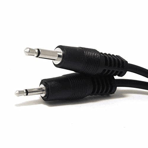 Cable de audio mono jack 3.5 macho 1.5 M Negro