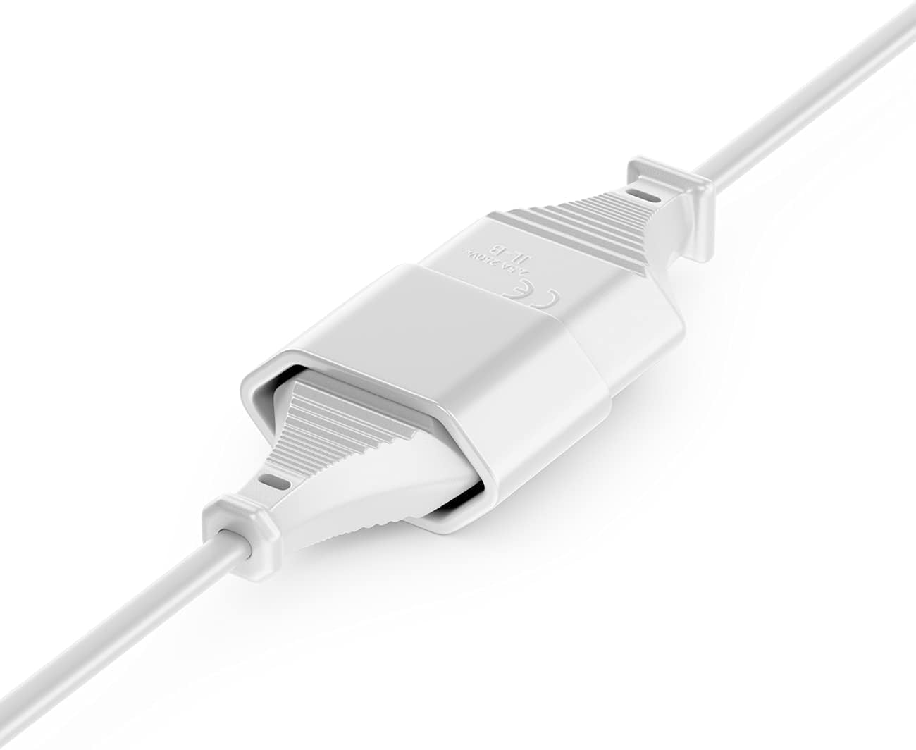 Cable de extension alimentacion CEE 7/16 2 M Blanco