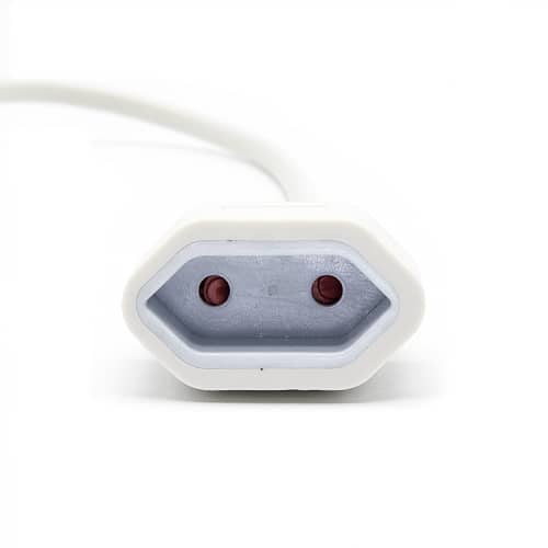 Cable de extension alimentacion CEE 7/16 2 M Blanco