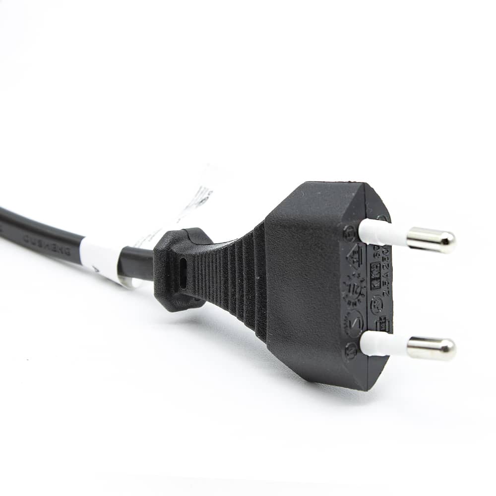 Cable de extension alimentacion CEE 7/16 2 M Negro