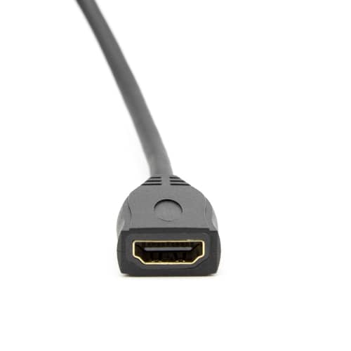 Cable de extension hdmi Ethernet contactos dorados 5 M Negro