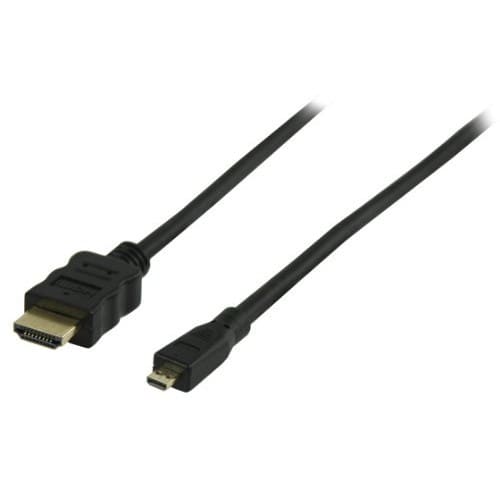 Cable de HDMI a micro HDMI de alta velocidad Ethernet 1.5 M Negro