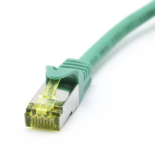 Cable de red SFTP CAT7 0.50 M Verde