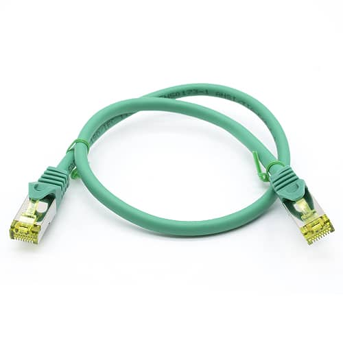 Cable de red SFTP CAT7 0.50 M Verde