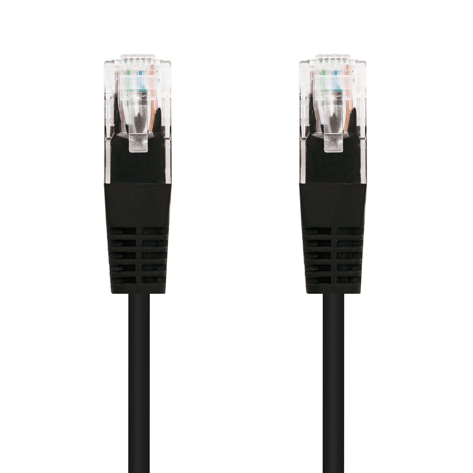 Cable de red UTP CAT5E 0.50 M Negro