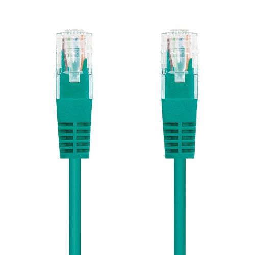 Cable de red UTP CAT5E 0.50 M Verde