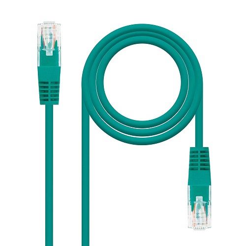 Cable de red UTP CAT5E 0.50 M Verde