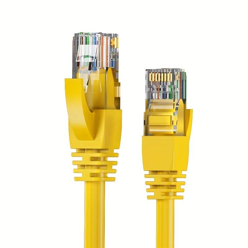 Cable de red UTP CAT6a 0.50 M Amarillo