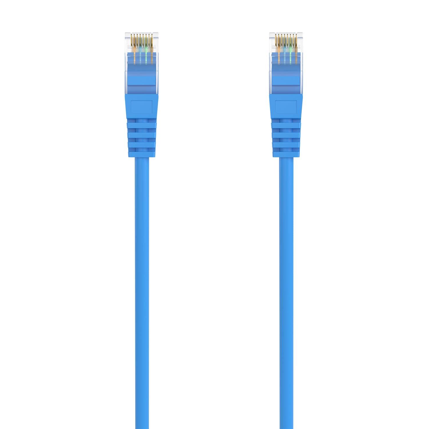 Cable de red UTP CAT6a 0.50 M Azul
