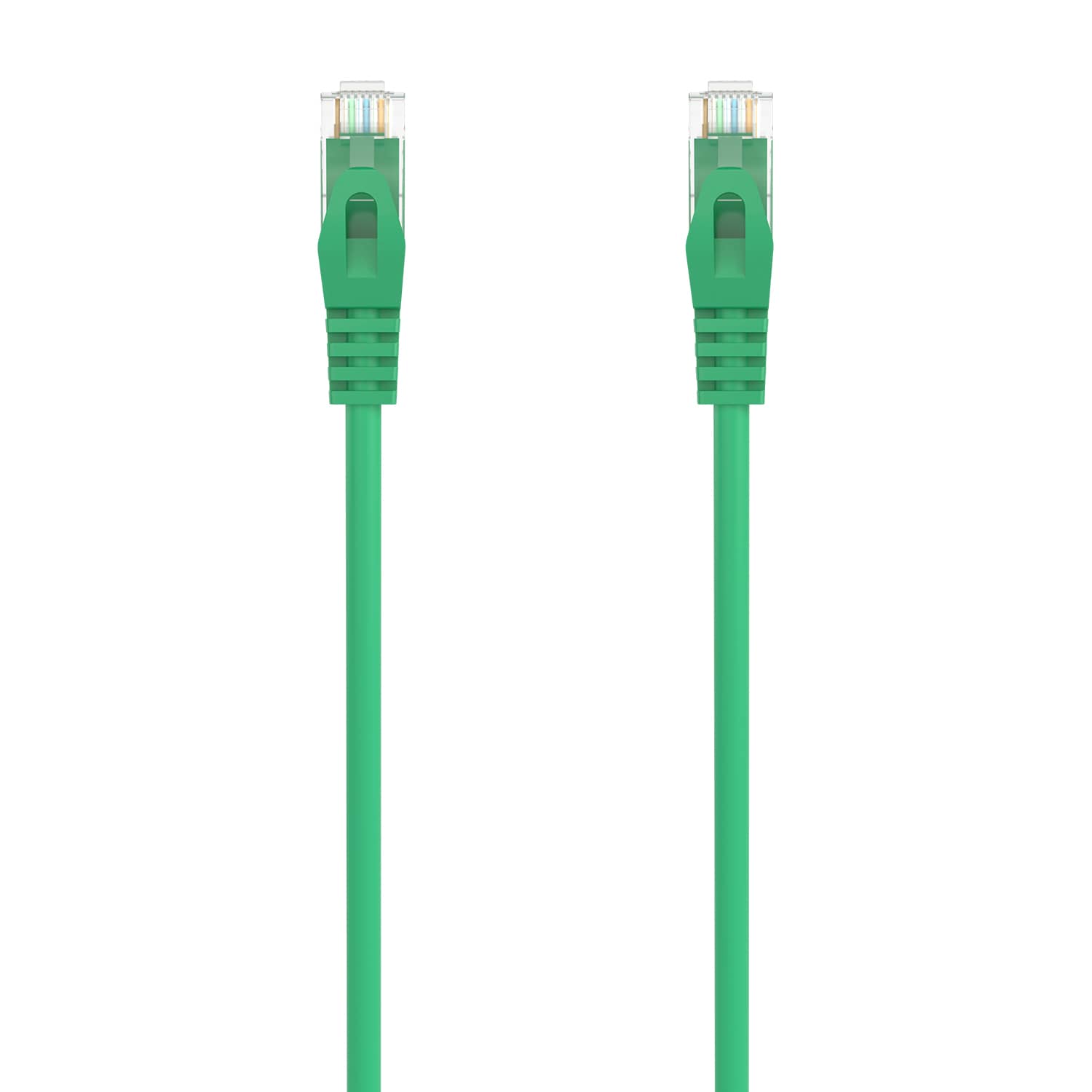 Cable de red UTP CAT6a 0.50 M Verde