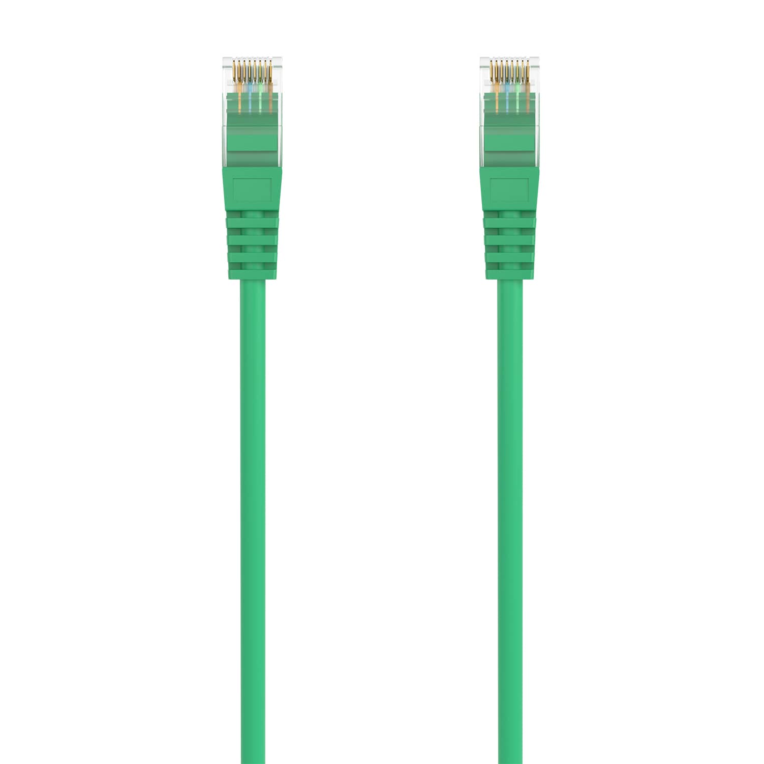 Cable de red UTP CAT6a 0.50 M Verde