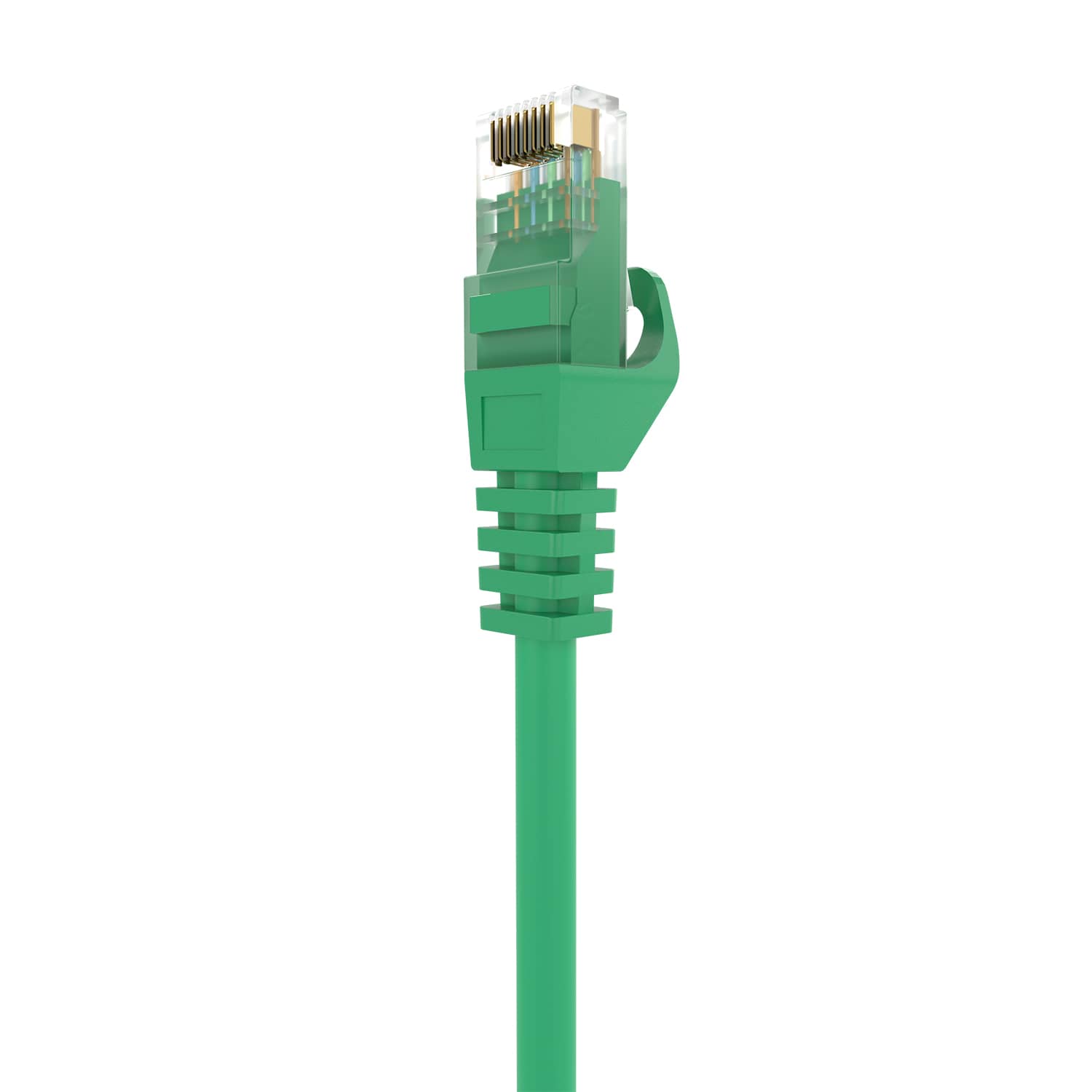 Cable de red UTP CAT6a 0.50 M Verde