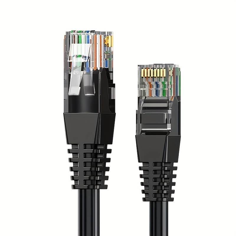 Cable de red UTP CAT6a 1 M Negro