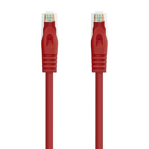 Cable de red UTP CAT6a 1 M Rojo