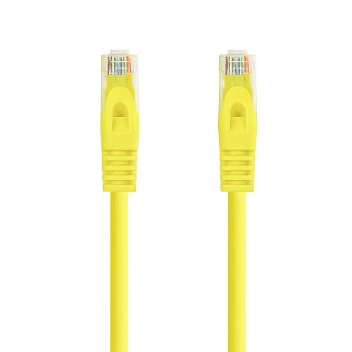 Cable de red UTP CAT6a 1 M Amarillo