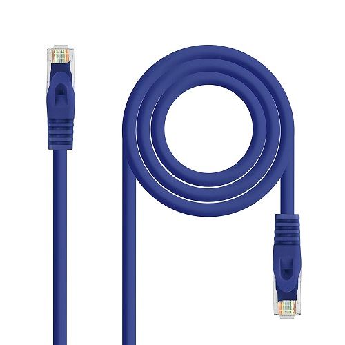 Cable de red UTP CAT6a 2 M Azul