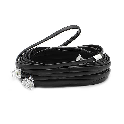 Cable de telefono RJ11 6P4C M-M 3 M Negro