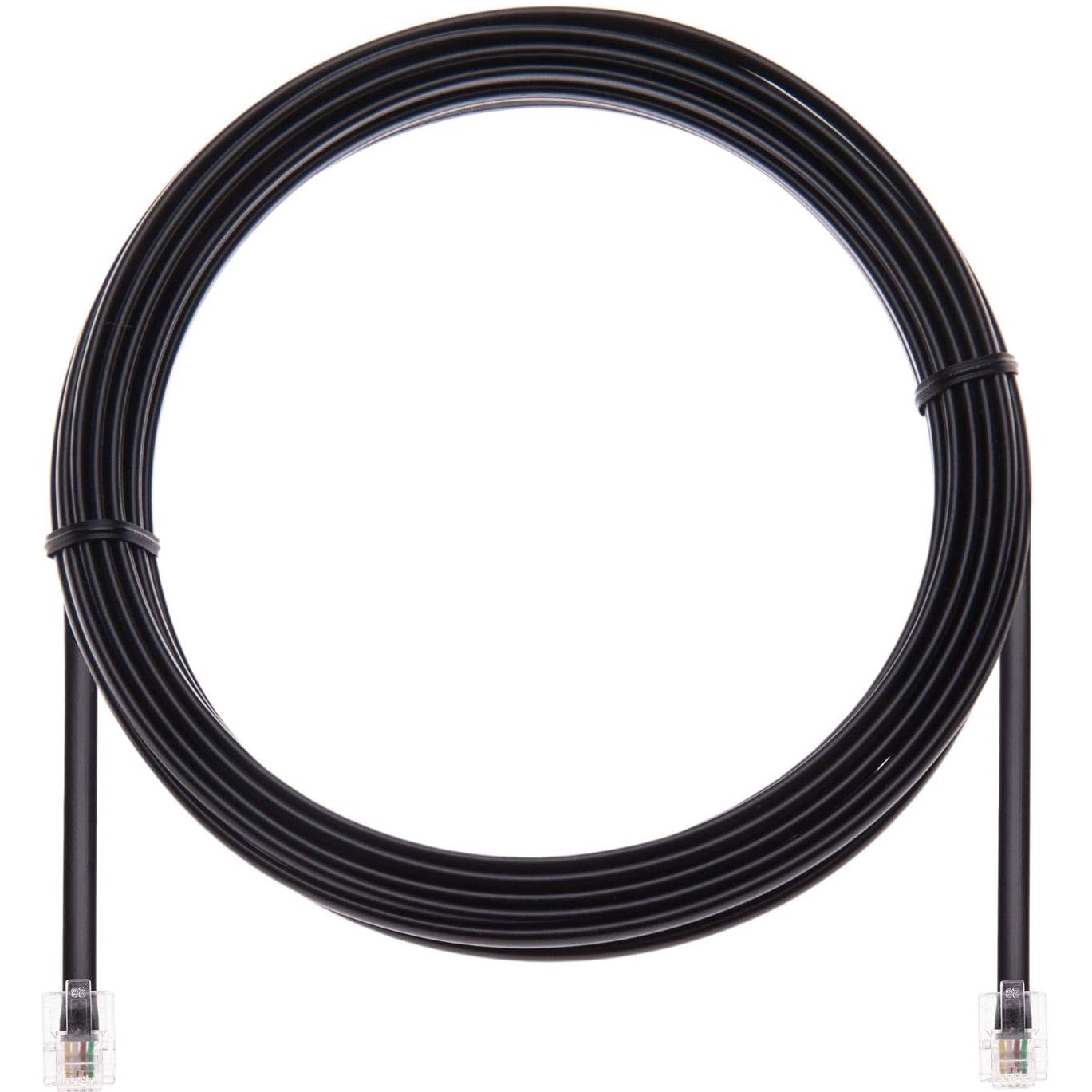 Cable de telefono RJ11 6P4C M-M 3 M Negro