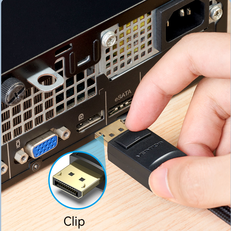 Cable DisplayPort macho a HDMI macho 1 M Negro