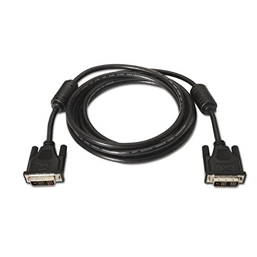 Cable DVI SINGLE LINK 18+1 M-M 1.8 M Negro