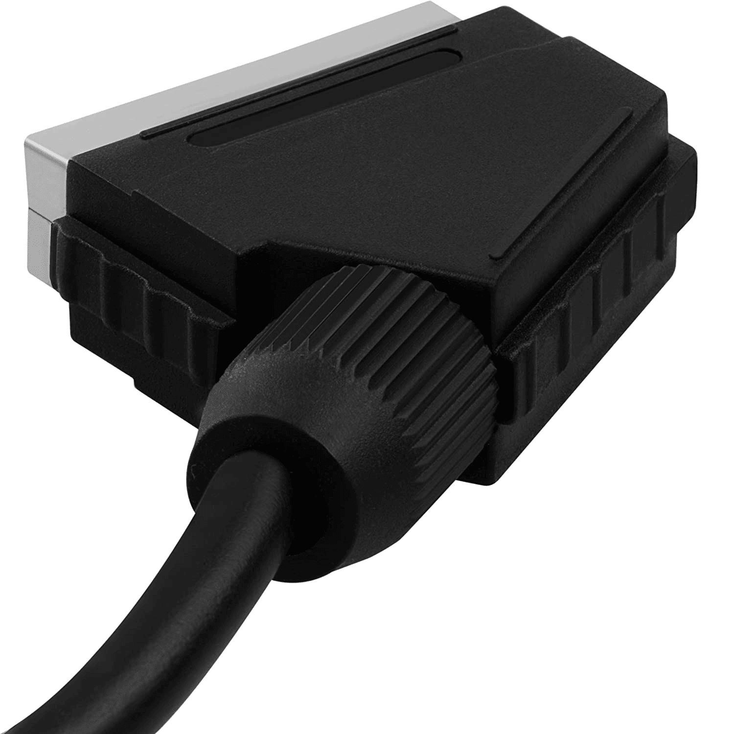 Cable euroconector-Scart M-M 5 M Negro