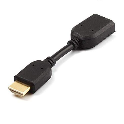 Cable extension HDMI macho a hembra 0.10 M Negro