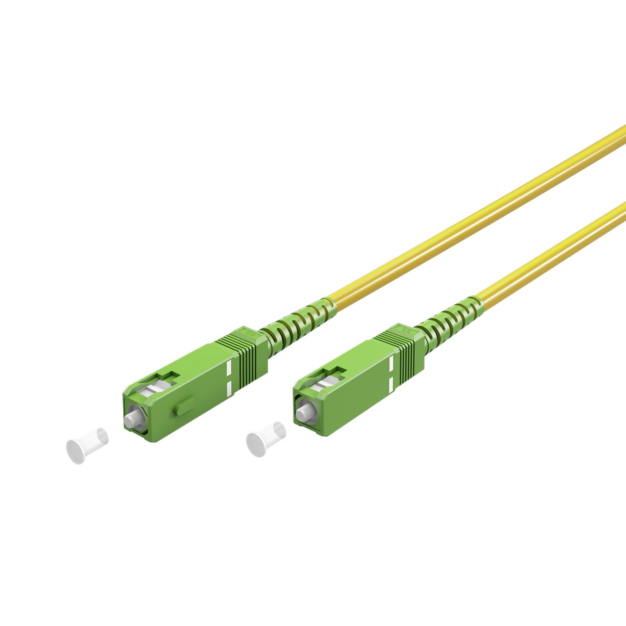 Cable Fibra Óptica Blindado SC / APC - SC / APC Monomodo Simplex 9