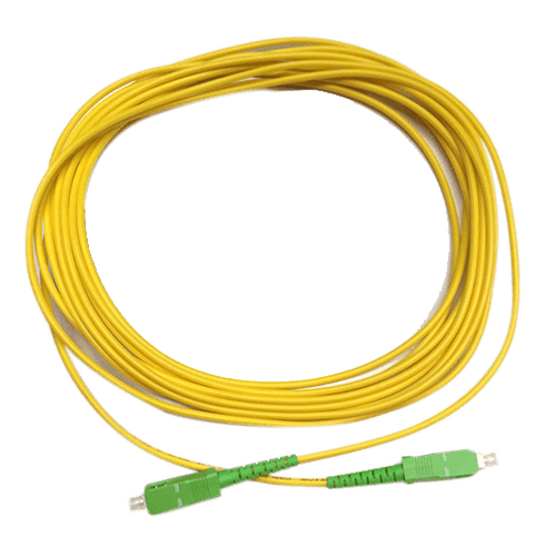 Câble fibre optique SC/APC-SC/APC monomode SIMPLEX PATCH CORD YELLOW 9/125 OS1/OS2 Lenght M.1 