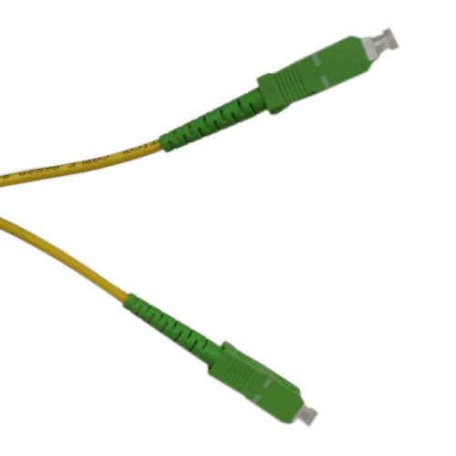 Cable fibra optica SC-APC monomodo simplex 9-125 2 M Amarillo