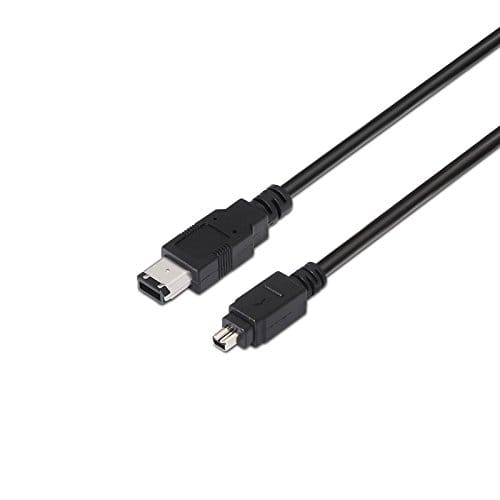 Cable FireWire 400 4 pines a 6 pines M Negro