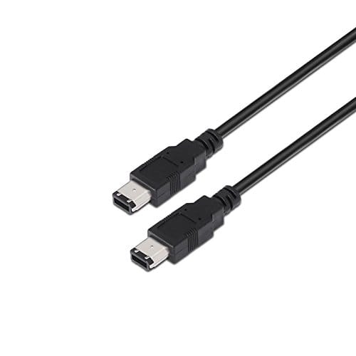 Cable Firewire IEEE1394A 6/M-6/M 400MBPS 1.8 M Negro