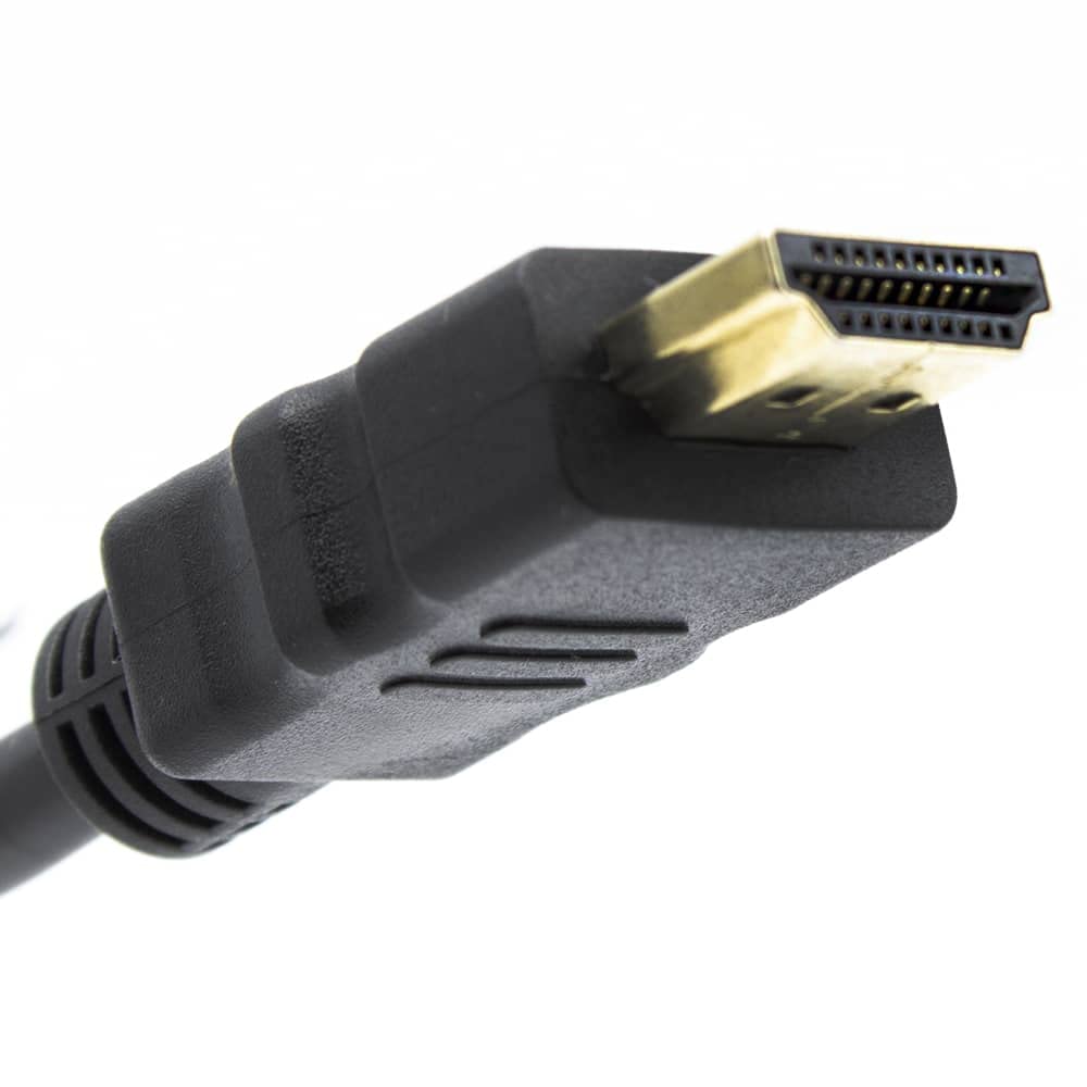Cable Hdmi acodado 90 grados contactos dorados 4K 50 cm