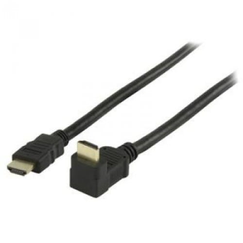 Cable Hdmi acodado Ethernet V1.4 90 grados 3 M Negro
