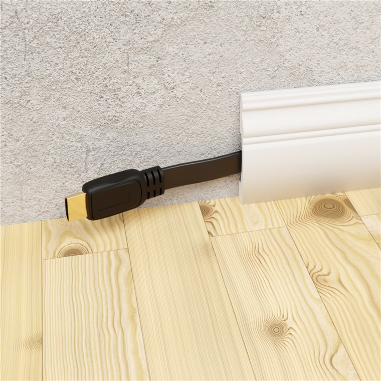 Cable Hdmi plano macho 50 cm Negro