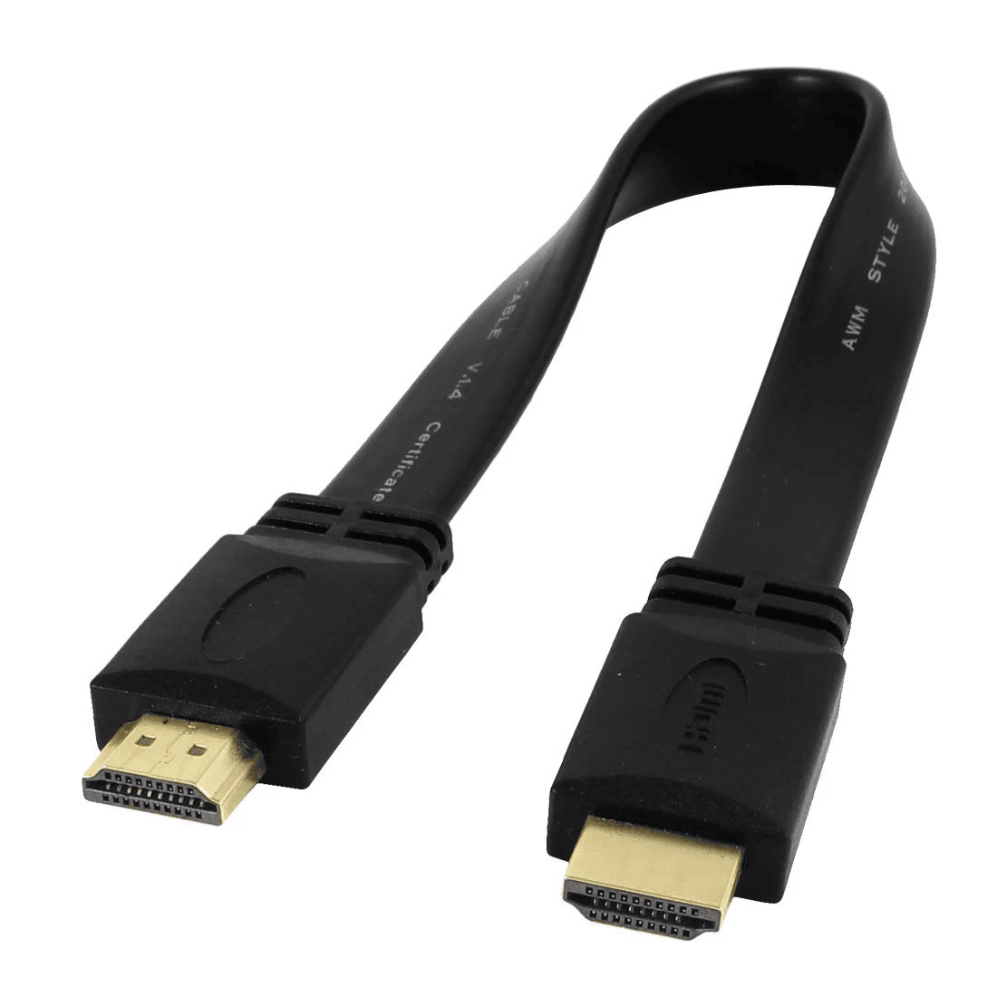 Cable Hdmi plano macho 50 cm Negro