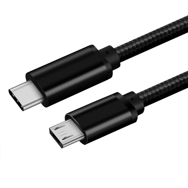 Cable Micro USB a USB-C USB 2.0 1 M Negro