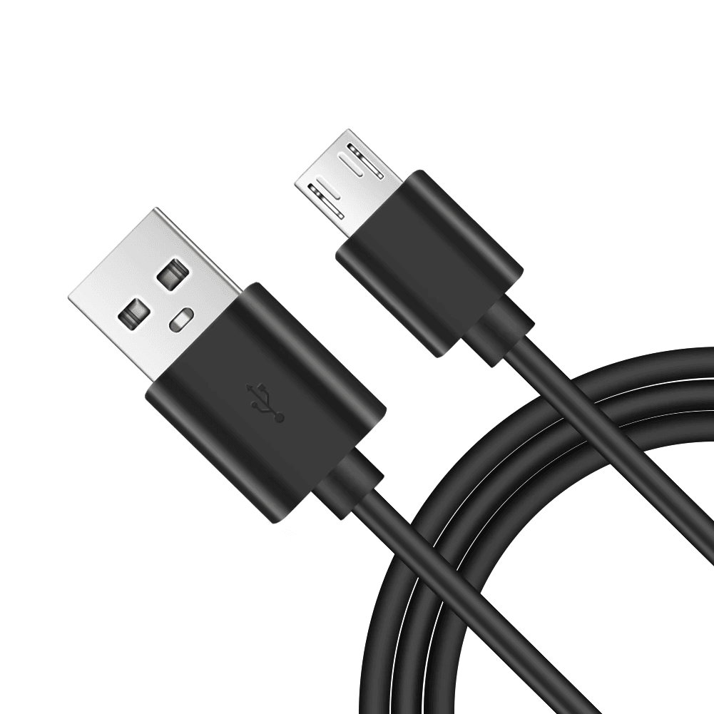 Cable Micro USB carga y sincronizacion 1.8 M Negro