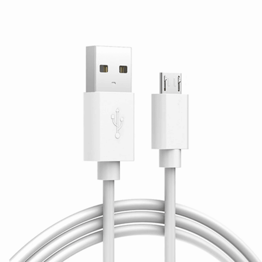 Cable Micro USB Carga y sincronizacion 5 M Blanco