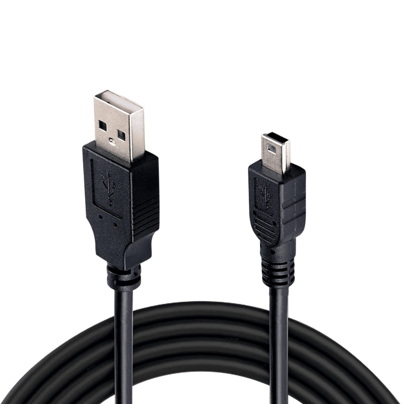 Cable Mini USB carga y sincronizacion 0.20 M Negro