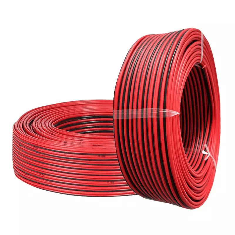Cable para altavoz 2x 0.75 mm 10 M rojo-negro