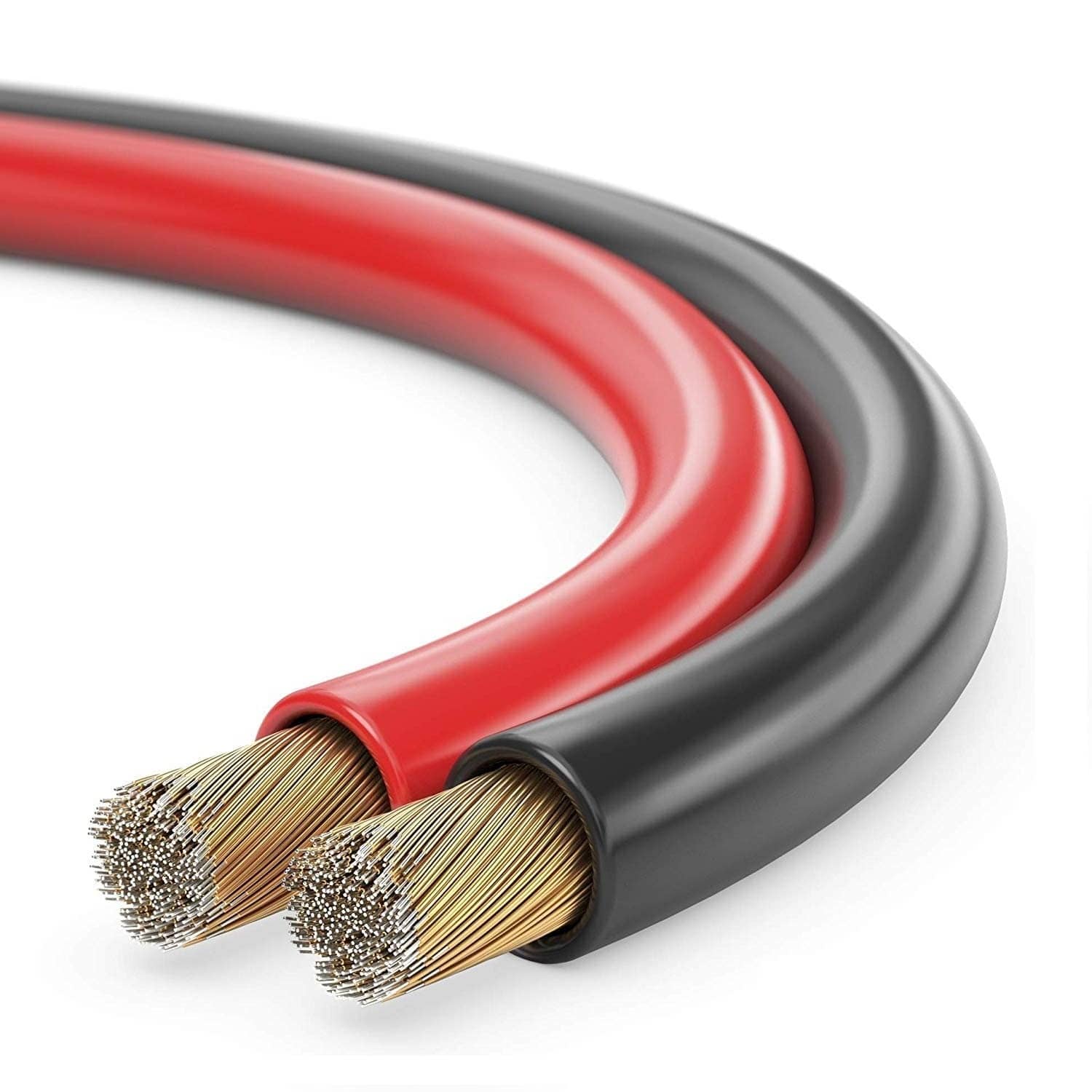 Cable para altavoz 2x 1.5 mm 10 M rojo-negro