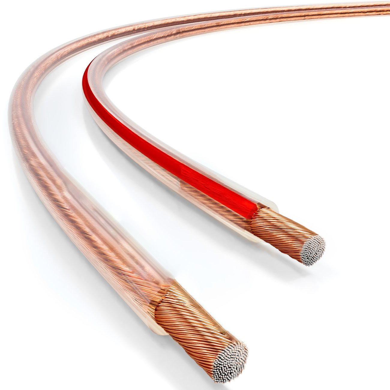 Cable de Altavoz - 2x 1,50 mm2 - 25,0 m - Brida - Negro / Rojo - DJMania