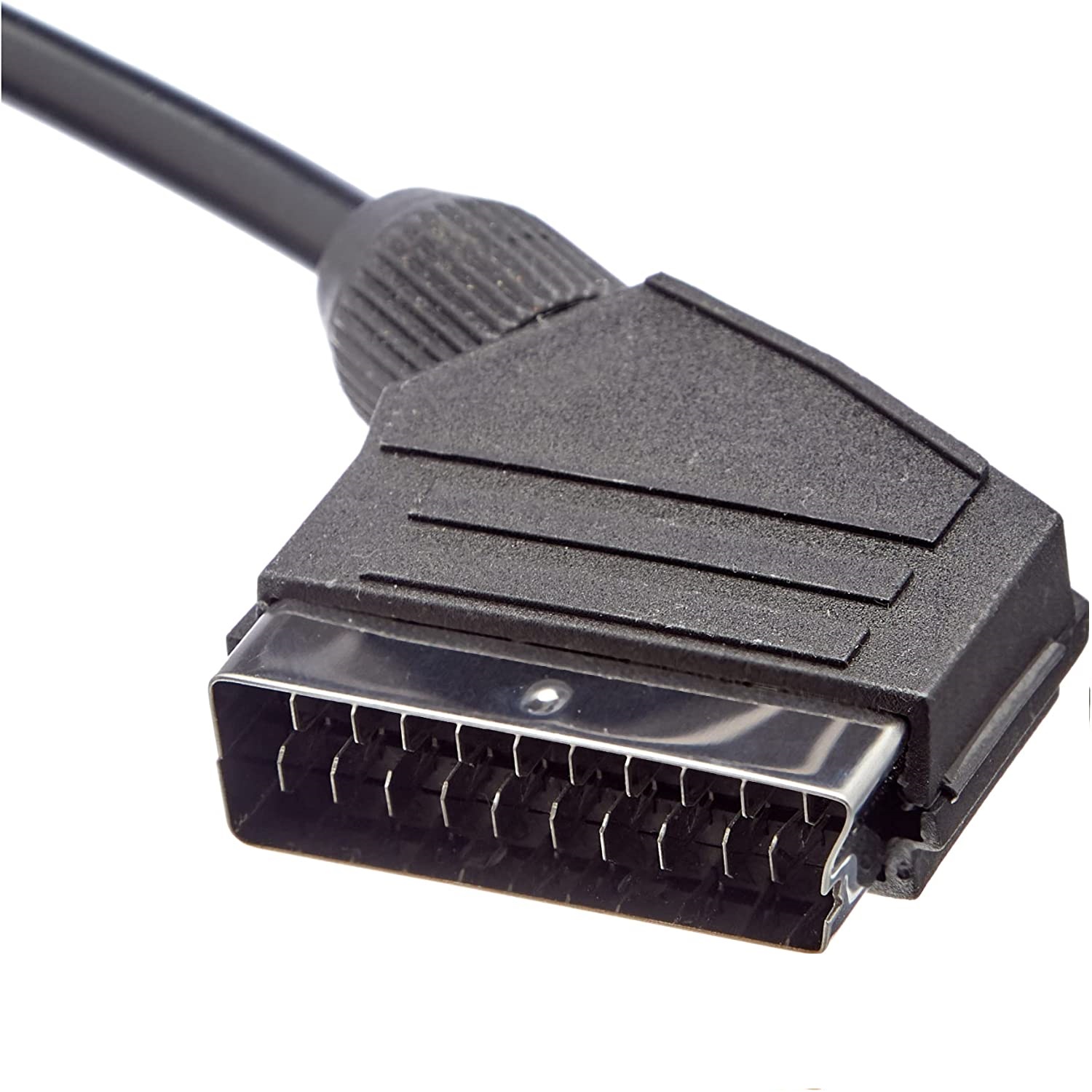 Cable SCART RCA conmutable 2 M Negro